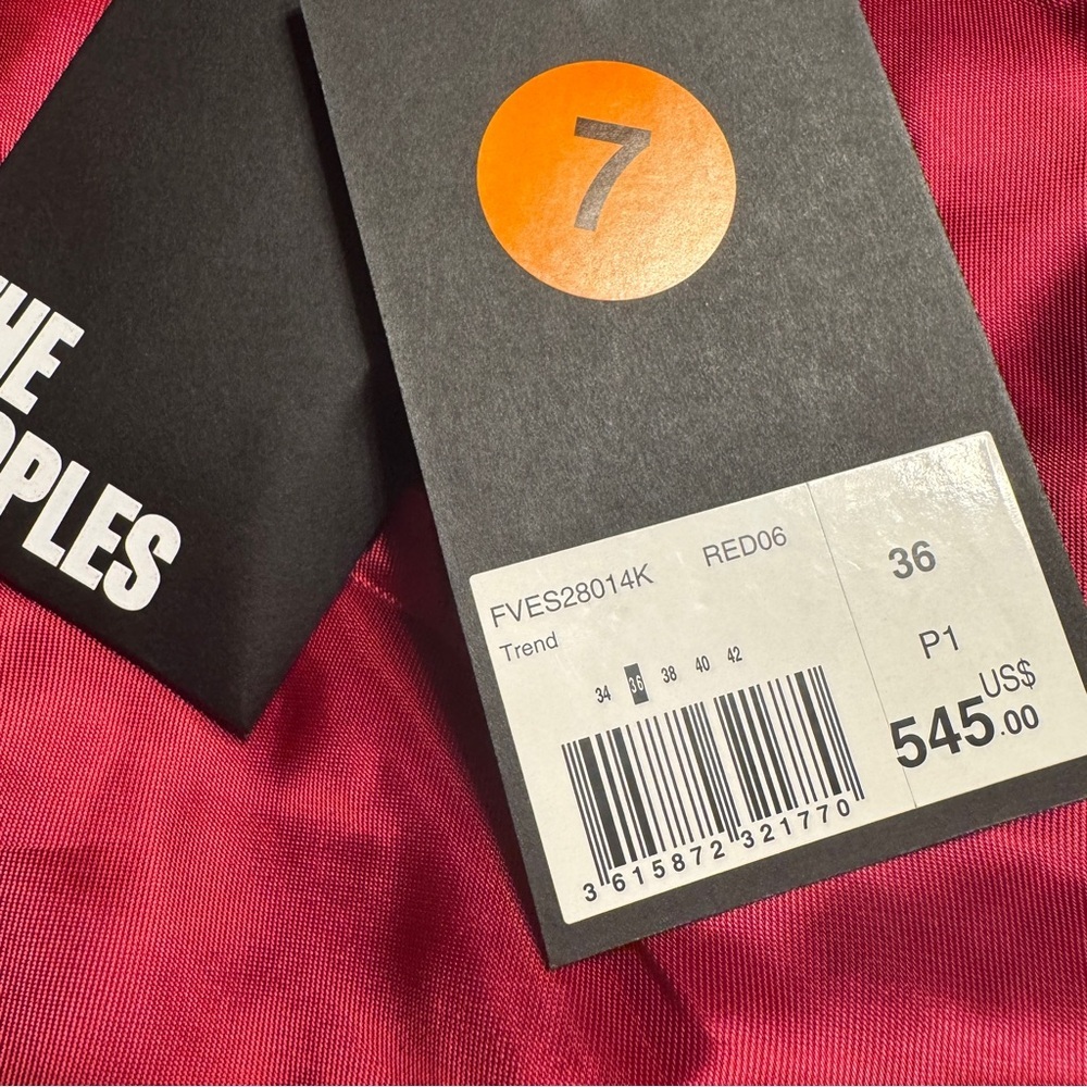The Kooples Red Wool Blazer Jacket Size US 4 EU 36 NWT $545 - Picture 6 of 10